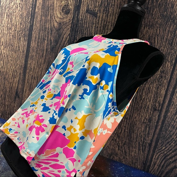 JB NYC Clairemont Tank Top Floral Splash Tank XL - Picture 12 of 16
